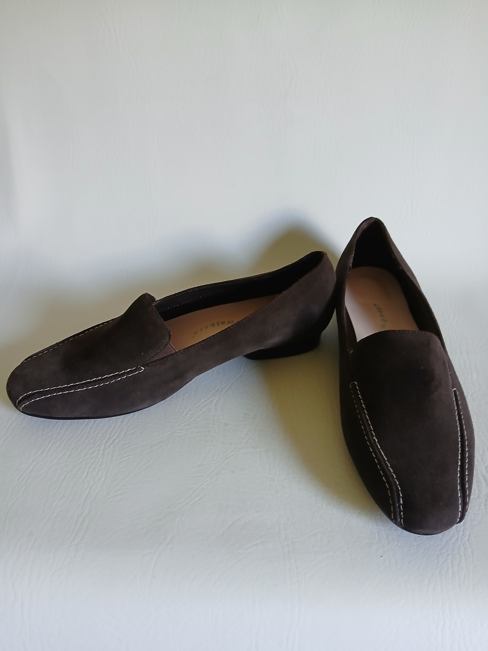 cloudwalkers Women’s Suede Loafers in Dark Brown Sz8.5W